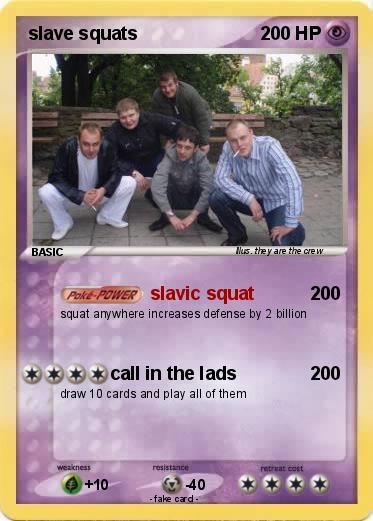 Pokemon slave squats