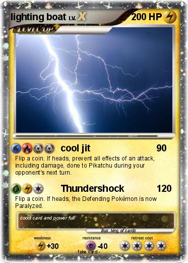 Pokemon lighting boat