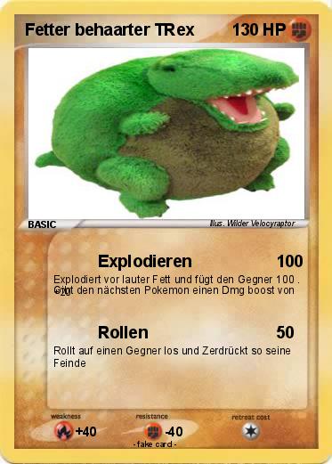 Pokemon Fetter behaarter TRex