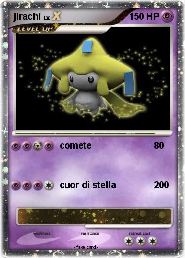 Pokemon jirachi