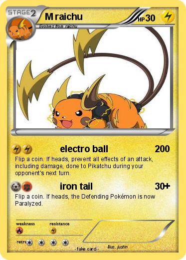 Pokemon M raichu