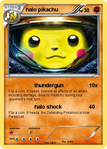 Pokemon halo pikachu