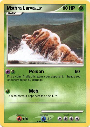 Pokemon Mothra Larva