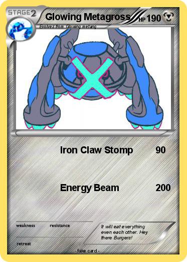 Pokemon Glowing Metagross