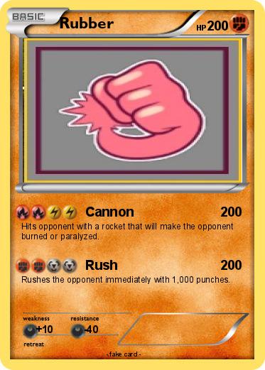Pokemon Rubber