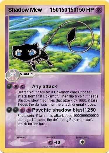 Pokemon Shadow Mew     150150150