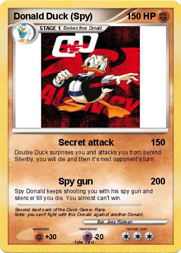 Pokemon Donald Duck (Spy)