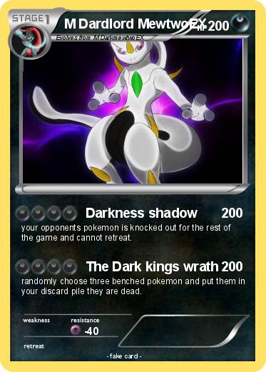 Pokemon M Dardlord MewtwoEX
