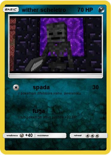 Pokemon wither scheletro