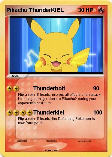Pokemon Pikachu ThunderKIEL