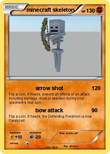 Pokemon minecraft skeleton