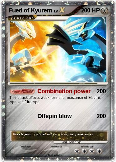 Pokemon Fued of Kyurem
