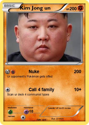 Pokemon Kim Jong un