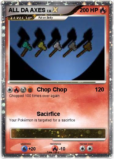 Pokemon ALL DA AXES