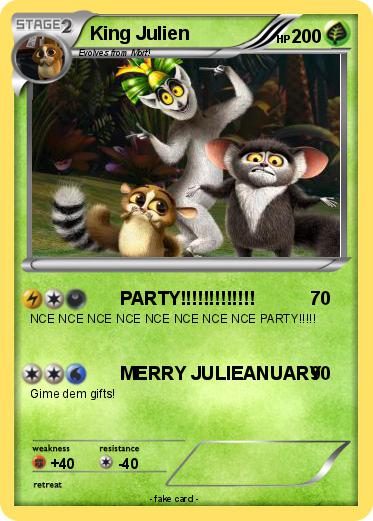 Pokemon King Julien