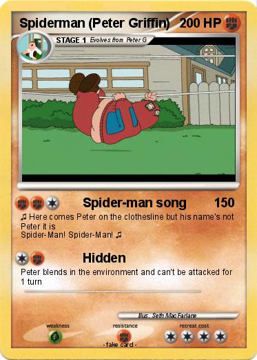Pokemon Spiderman (Peter Griffin)