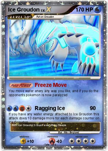 Pokemon Ice Groudon