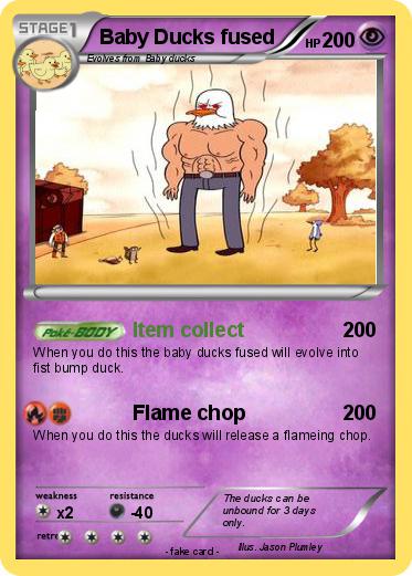 Pokemon Baby Ducks fused
