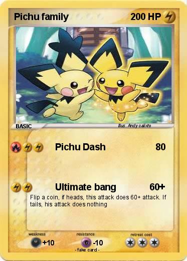 Pokemon Pichu family