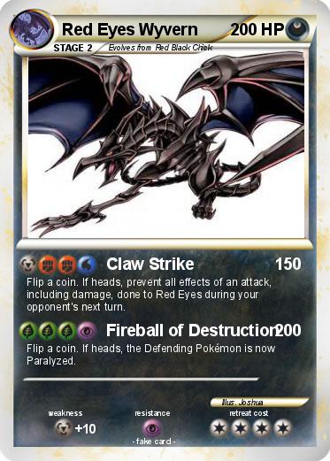 Pokemon Red Eyes Wyvern