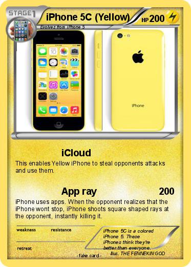 Pokemon iPhone 5C (Yellow)