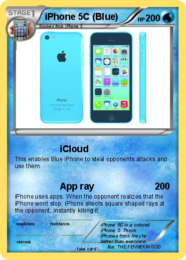 Pokemon iPhone 5C (Blue)