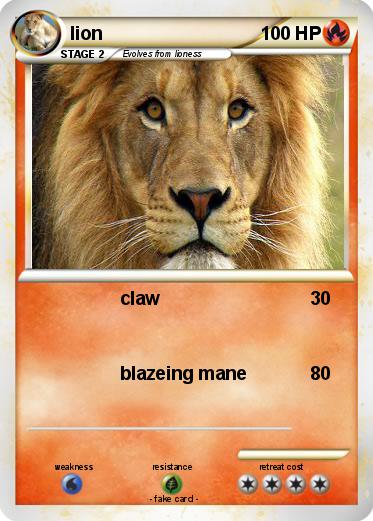 Pokemon lion