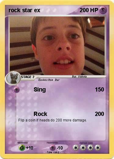 Pokemon rock star ex