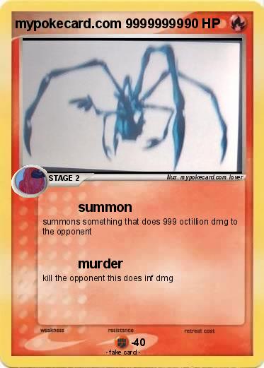 Pokemon mypokecard.com 99999999