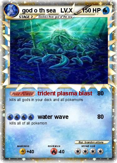 Pokemon god o th sea   LV.X