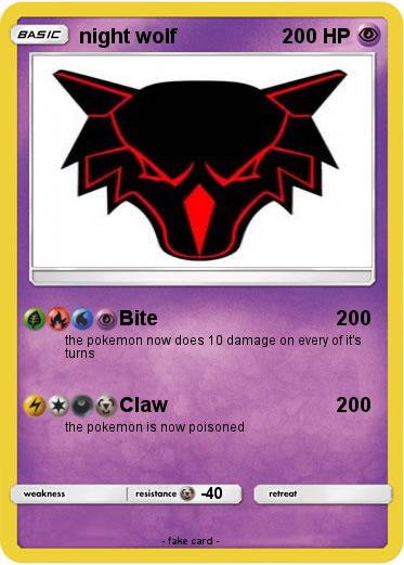 Pokemon night wolf