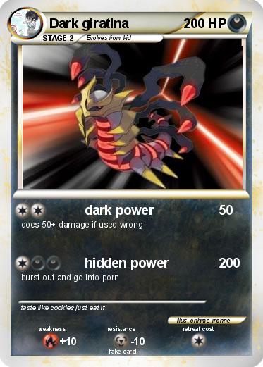 Pokemon Dark giratina