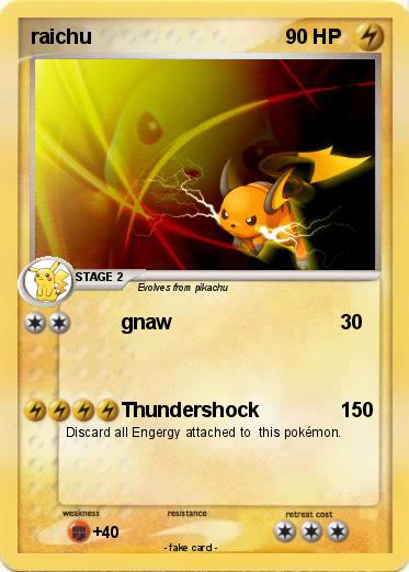 Pokemon raichu