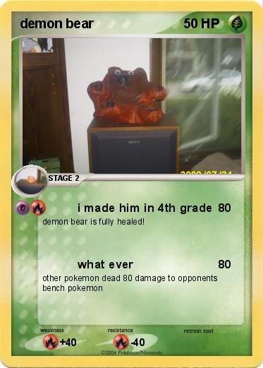Pokemon demon bear