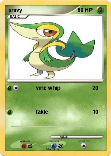 Pokemon snivy