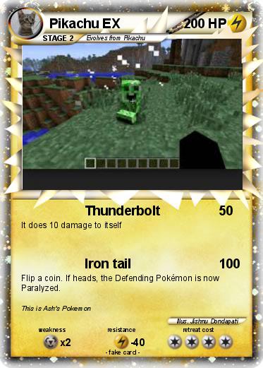 Pokemon Pikachu EX