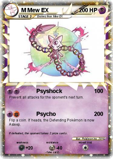 Pokemon M Mew EX