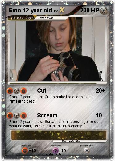 Pokemon Emo 12 year old