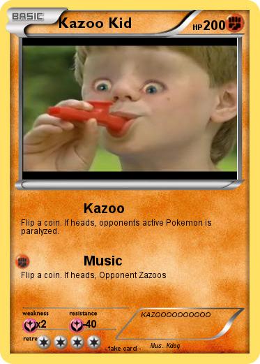 Pokemon Kazoo Kid