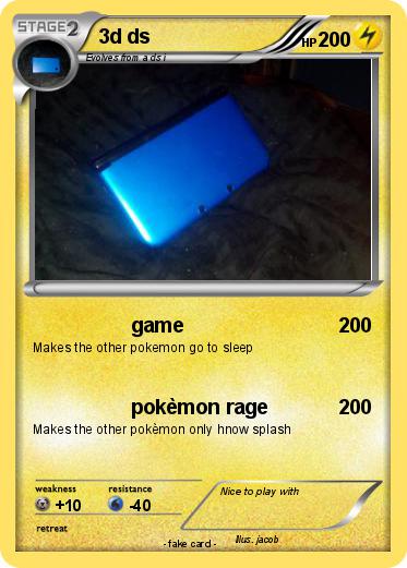 Pokemon 3d ds