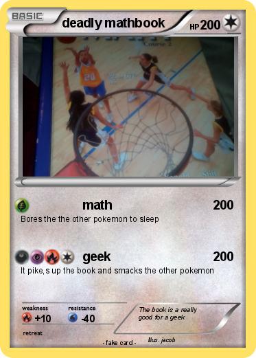 Pokemon deadly mathbook