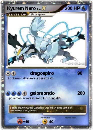 Pokemon Kyurem Nero