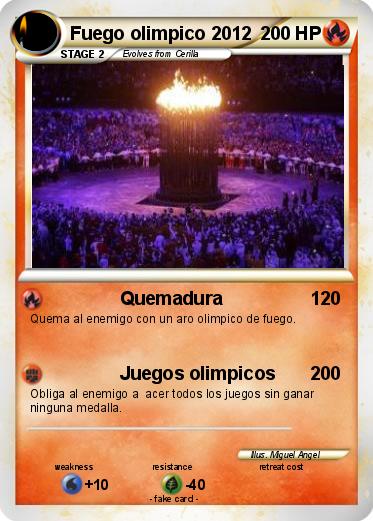 Pokemon Fuego olimpico 2012