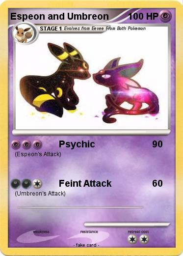 Pokemon Espeon and Umbreon
