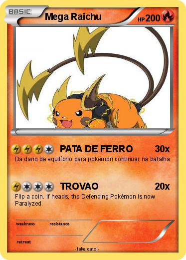Pokemon Mega Raichu