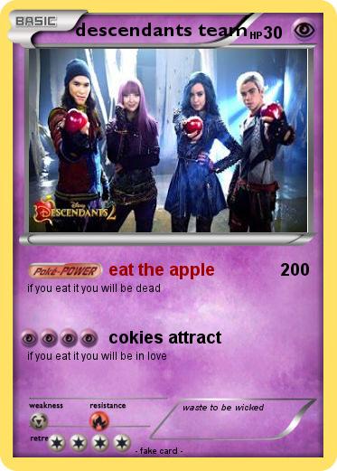 Pokemon descendants team