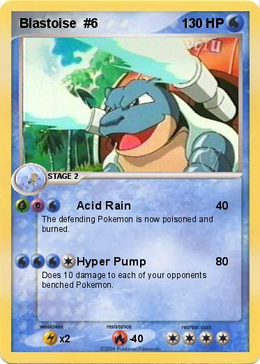 Pokemon Blastoise  #6