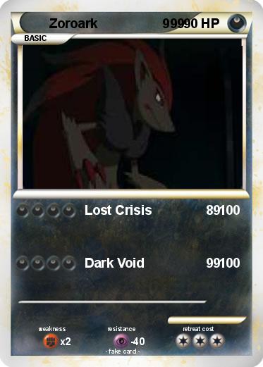 Pokemon Zoroark                  999