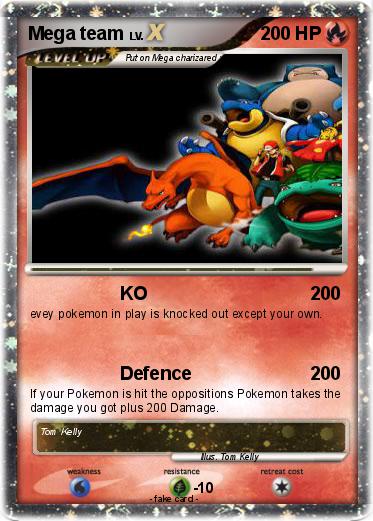 Pokemon Mega team