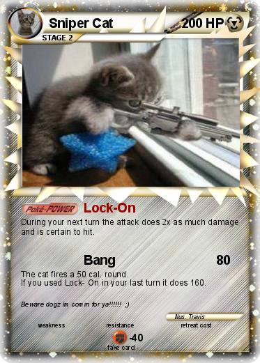 Pokemon Sniper Cat